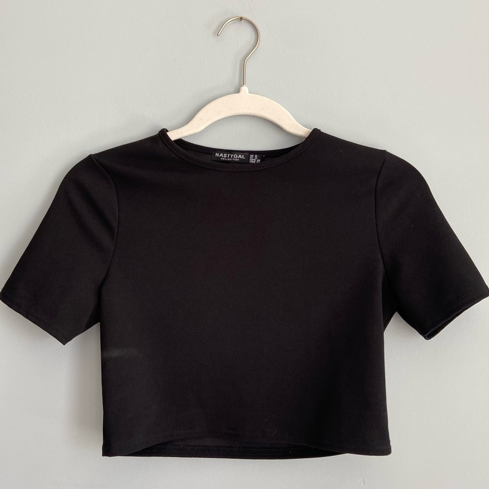 Black Crop Top